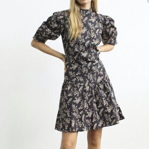 Most of all 2 piece set flora puff sleeve blouse Felix mini skirt ladies 2 xs